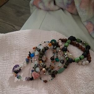 Multicolor Beaded Bracelet Set
